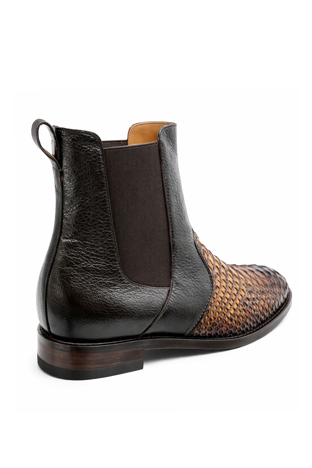 Botín Arte Fino Chelse Python