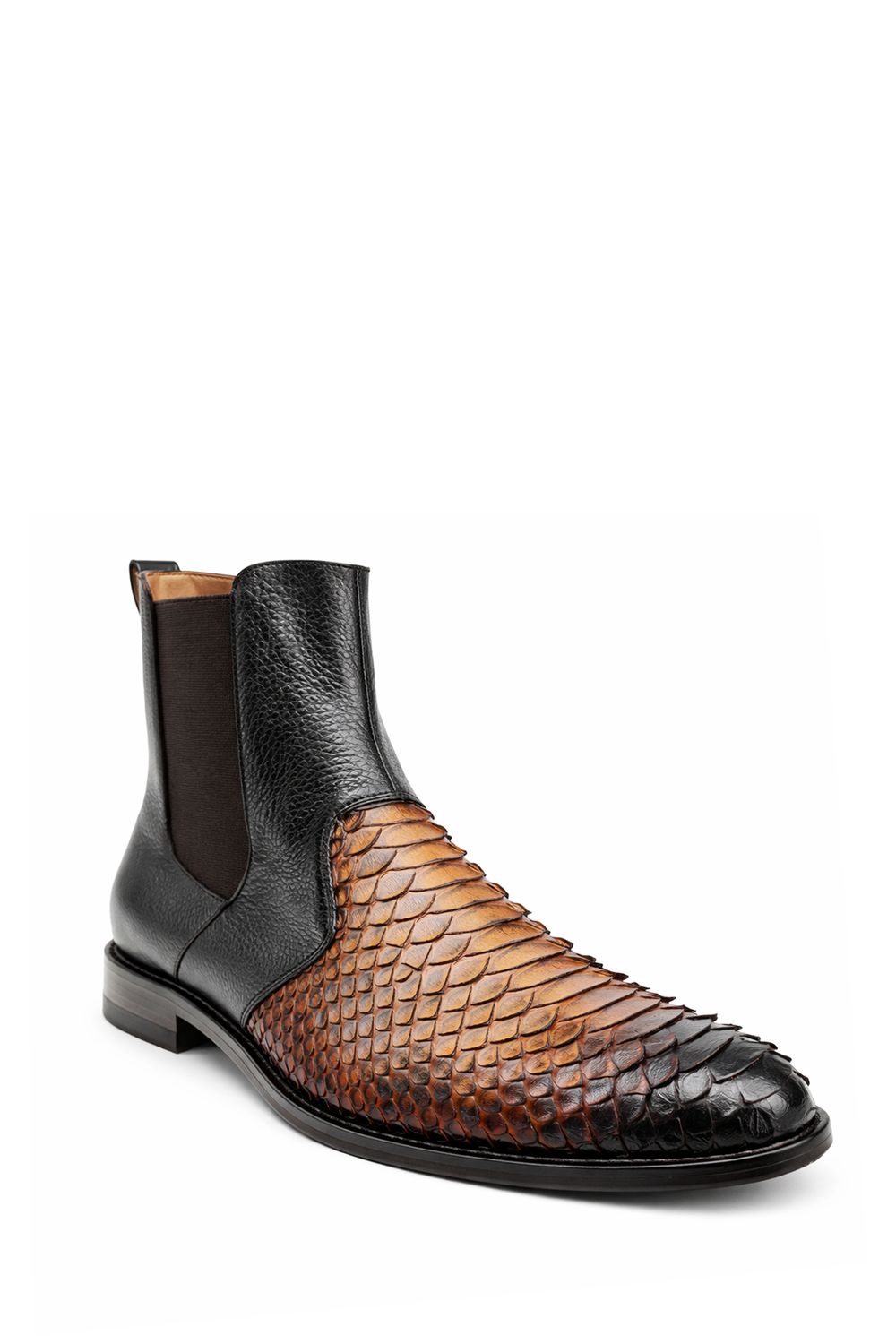 Botín Arte Fino Chelse Python