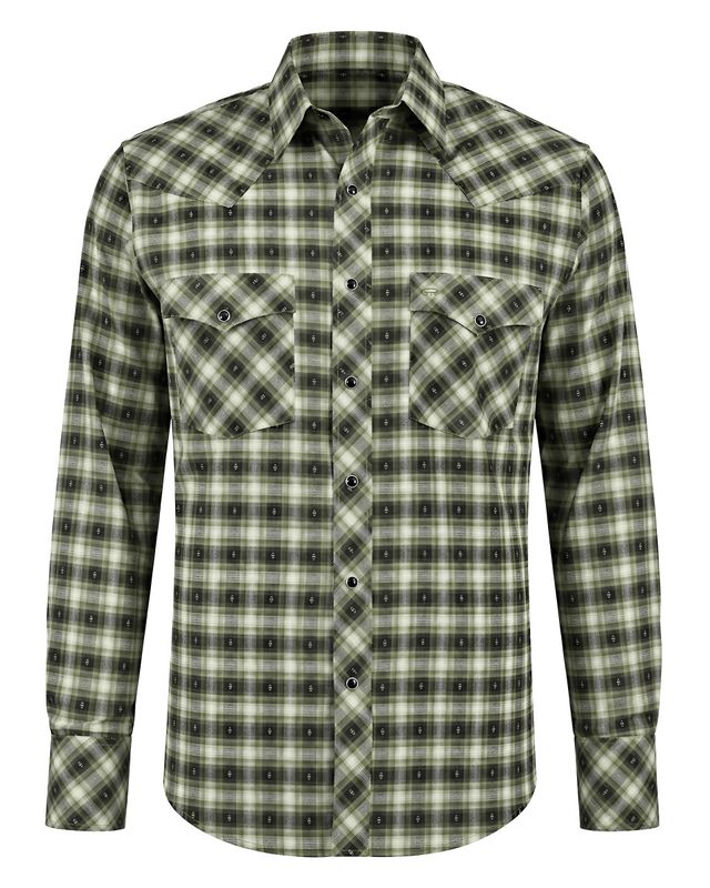 Camisa Vaquera Mariscal Hombre Manga Larga