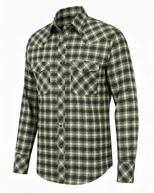 Camisa Vaquera Mariscal Hombre Manga Larga