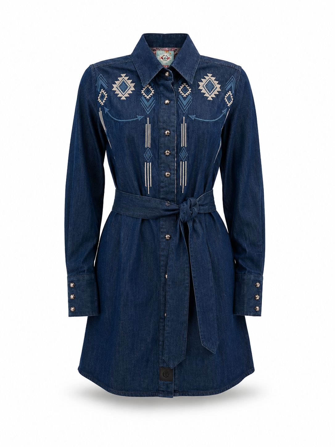Vestido de Mezclilla Winster con Bordado