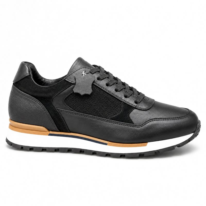 Tenis Fabian Arenas 6330 Atanado Negro