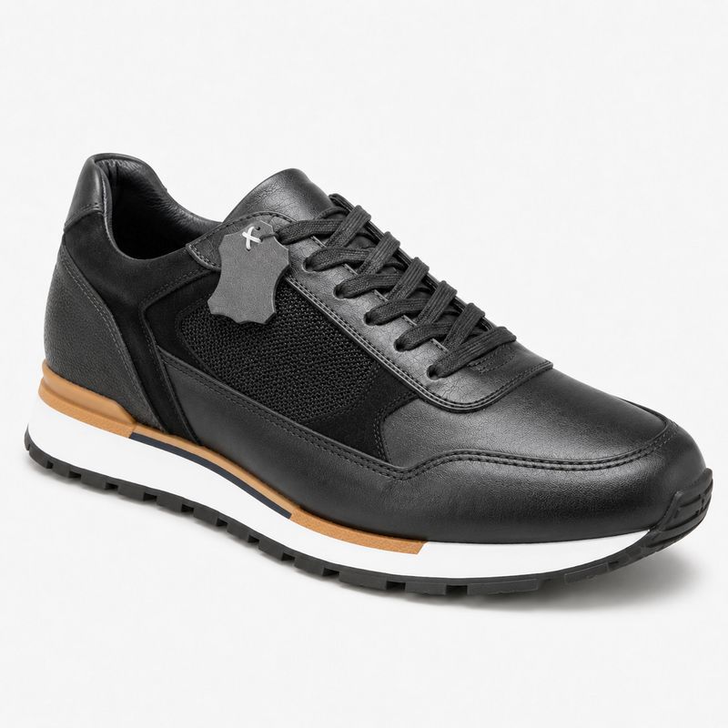 Tenis Fabian Arenas 6330 Atanado Negro