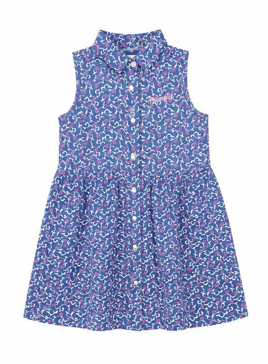 Vestido Niña Wrangler Azul Estampado