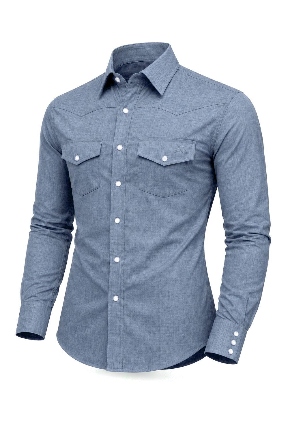Camisa Rancho Cero Uno Azul Cielo