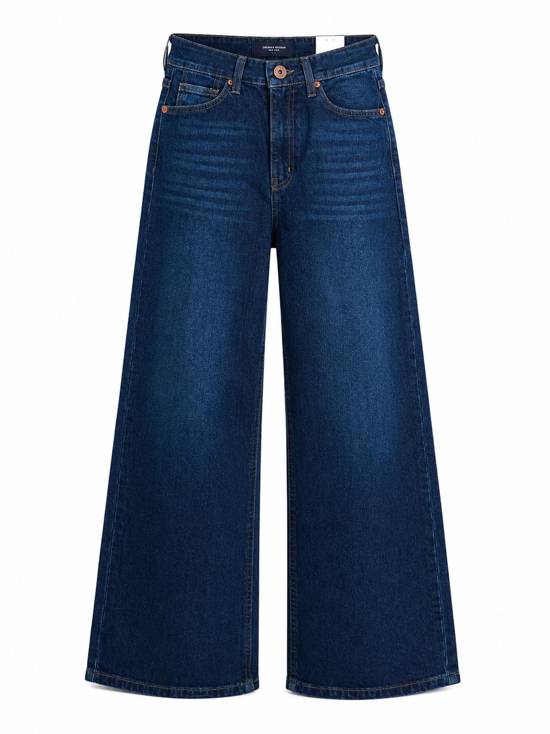 Pantalón Sherman Morgan Wide Leg Azul Oscuro