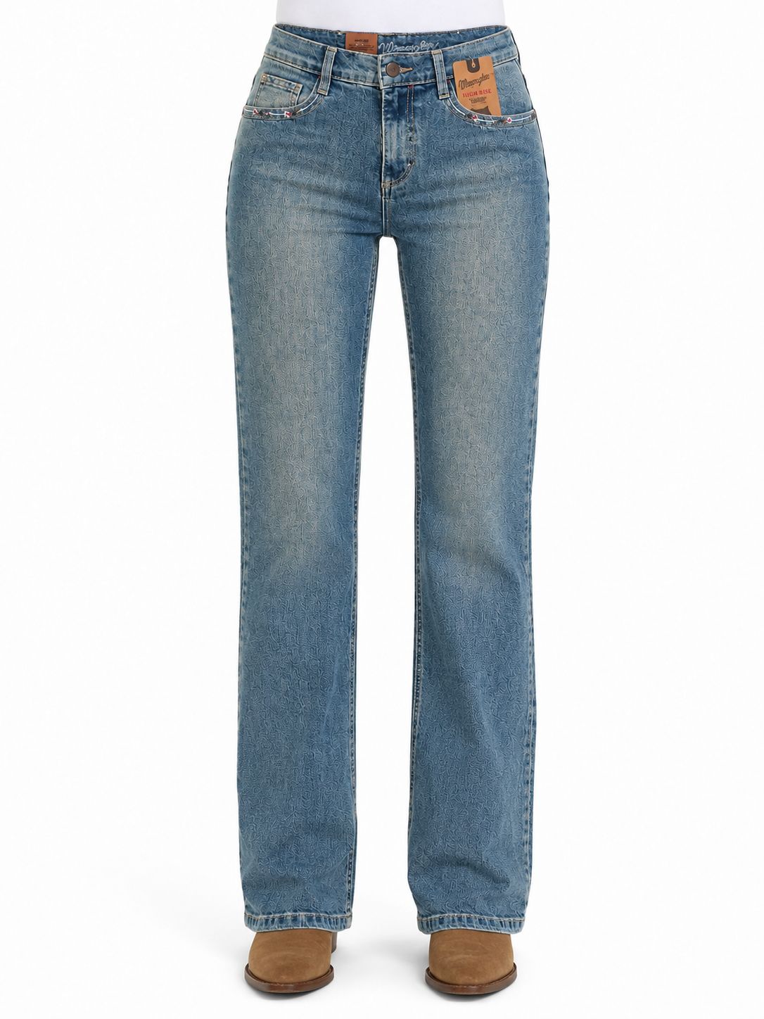 Pantalon Wrangler Flare High Rise