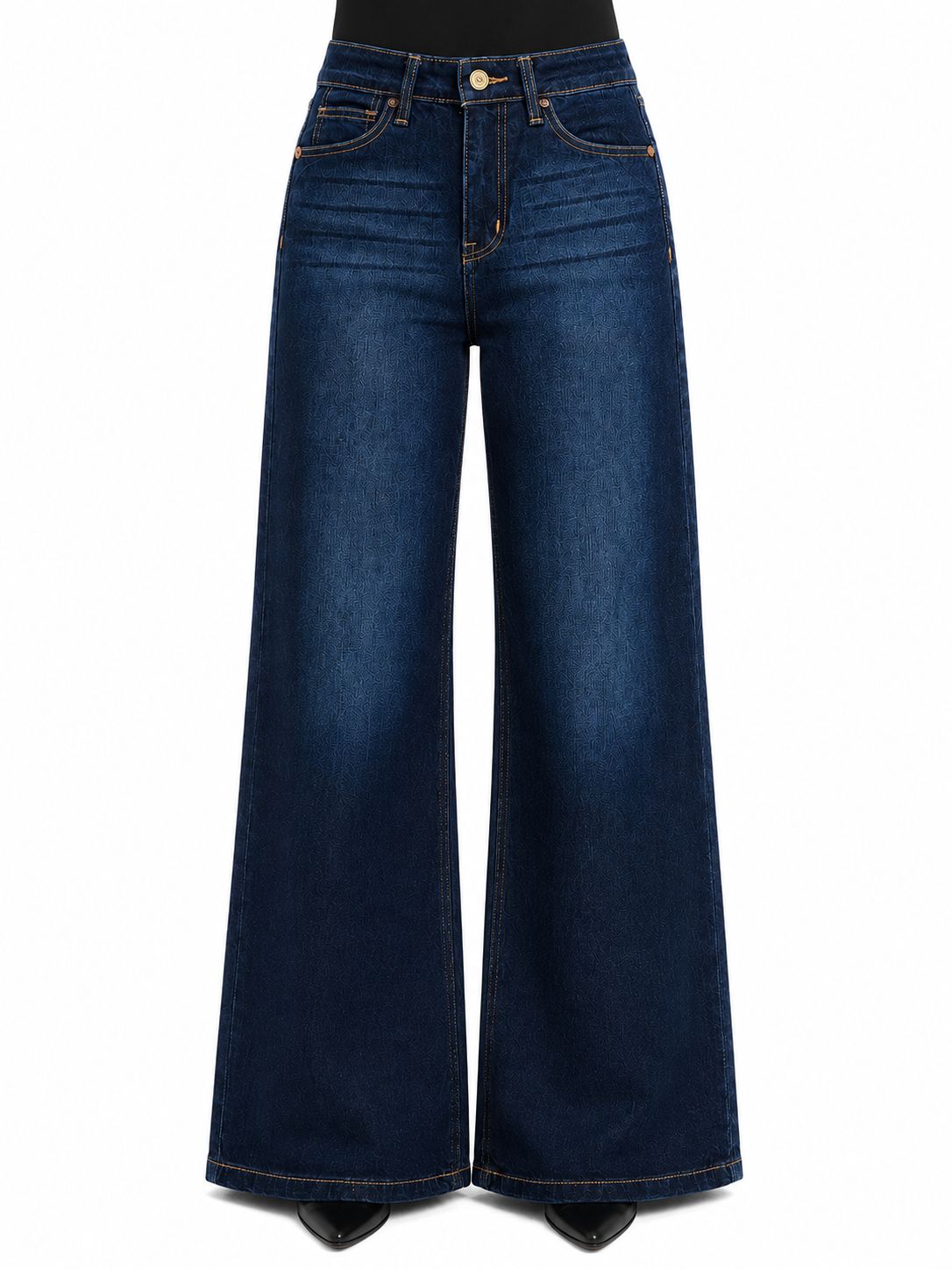 Pantalón Sherman Morgan Wide Leg Azul Marino