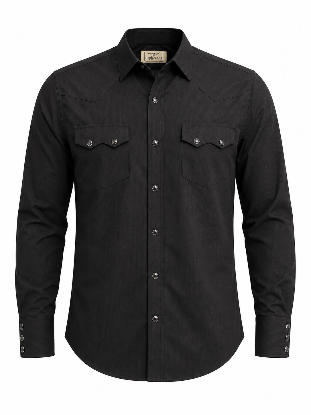 Camisa Negra Vaquera Replicados