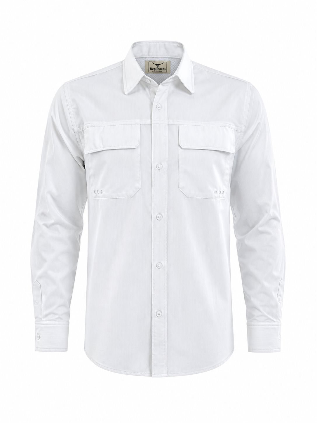 Camisa Tipo Pesquera Blanca para Caballero Replicados