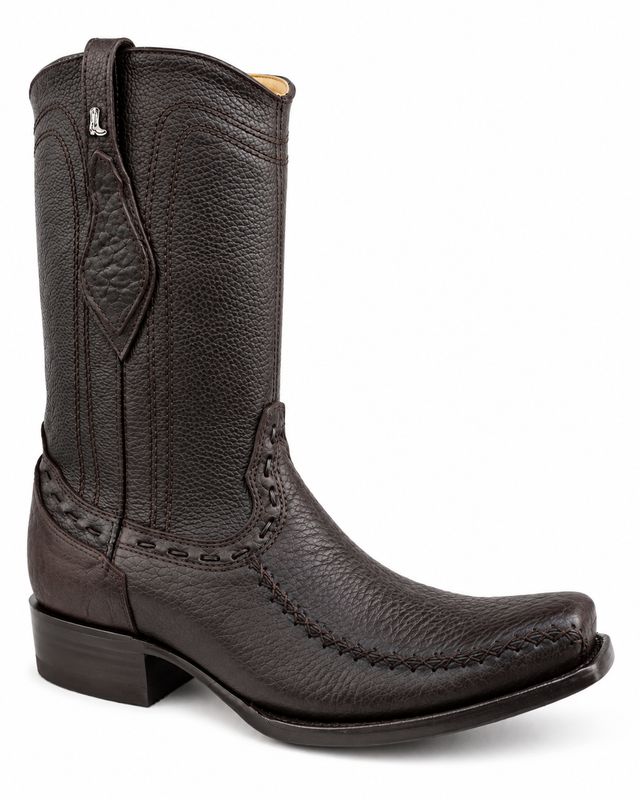 Bota Vaquera La Botota Piel Bisonte Café Horma Bubai