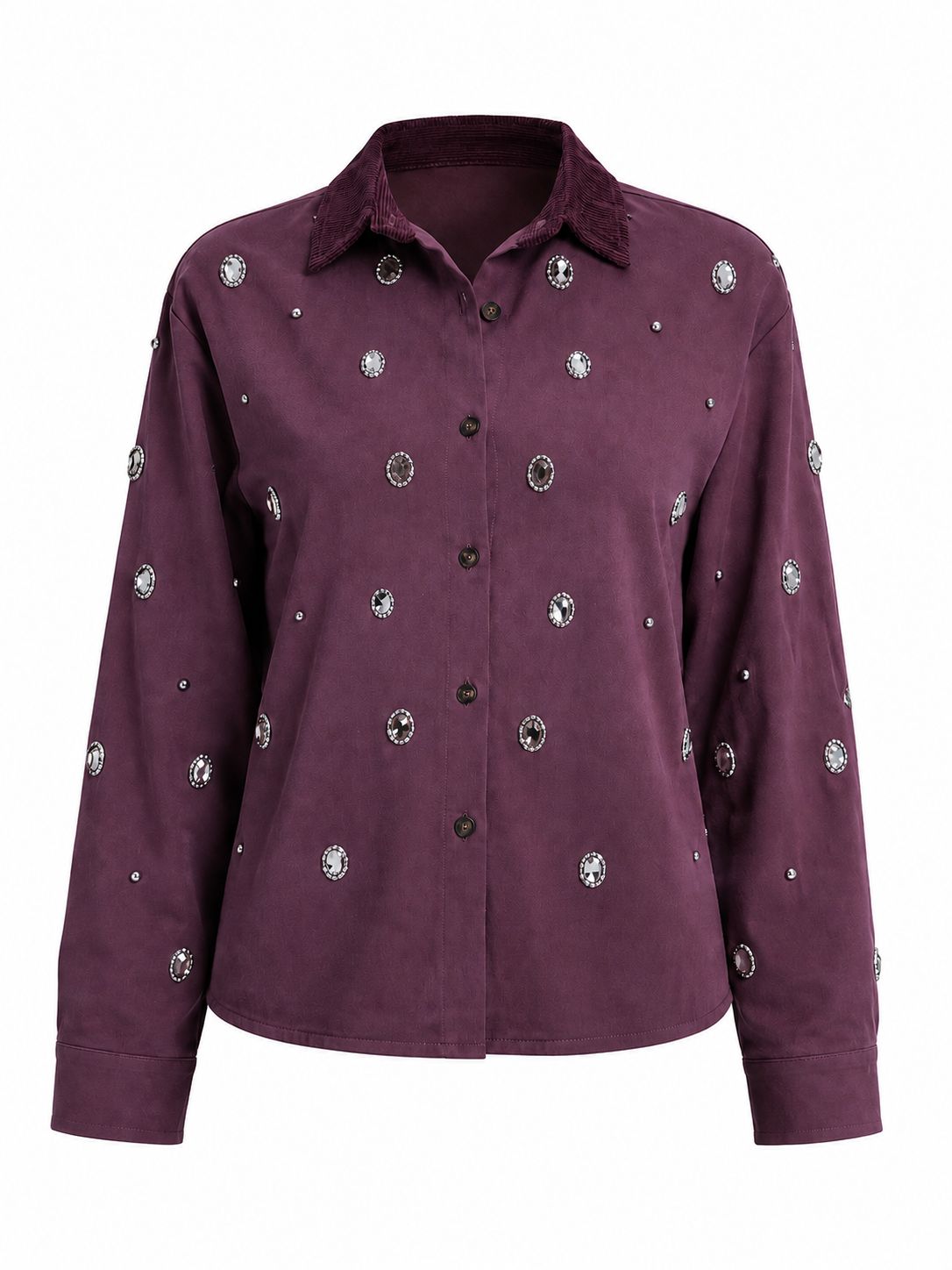 Camisa Vaquera para Mujer – Estilo Western en Color Morado