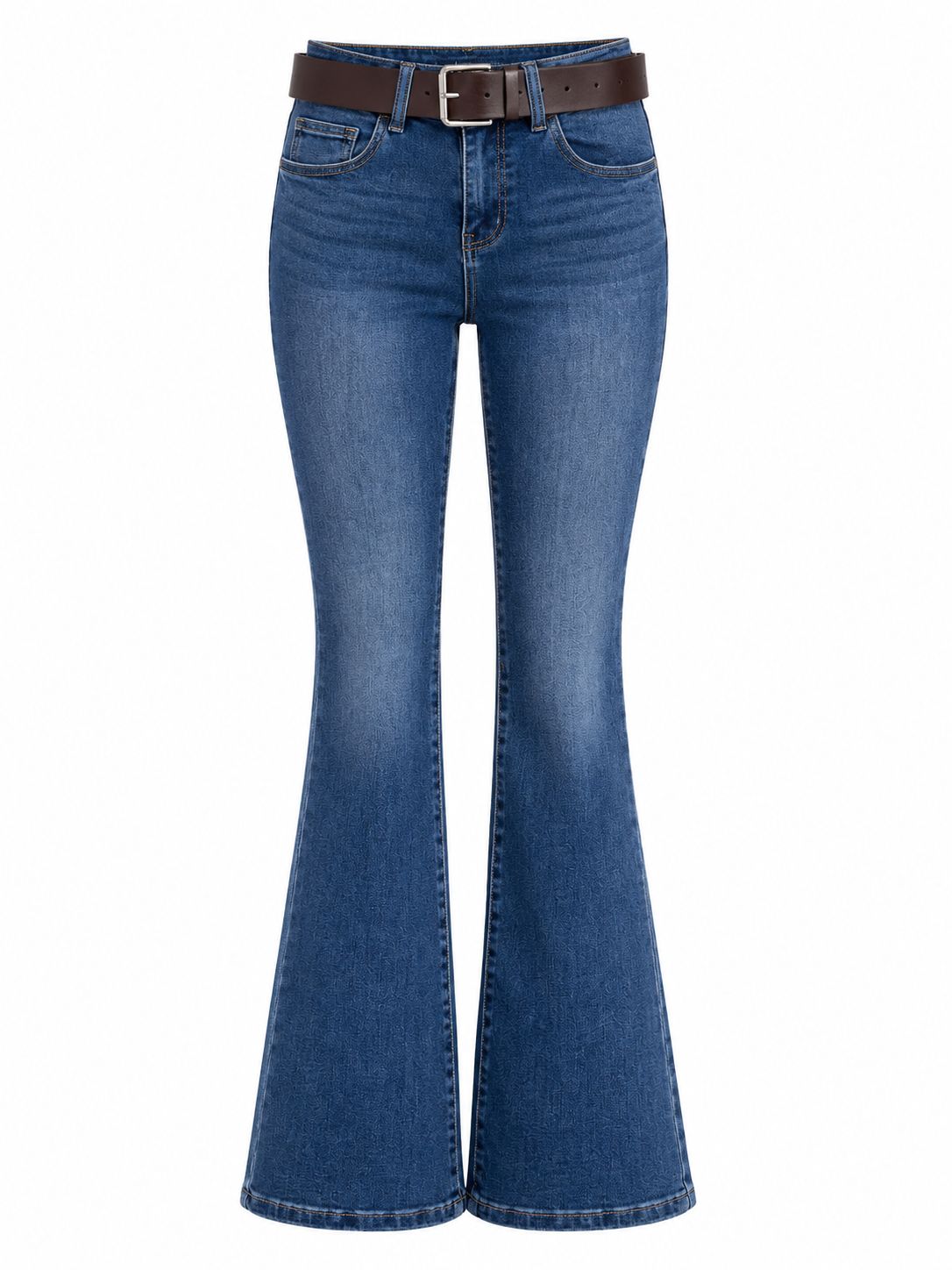 Jeans Vaqueros para Mujer Corte Acampanado Tiro Alto