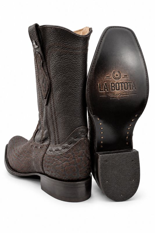 Bota Vaquera Cuello De Toro Café Horma Dubai