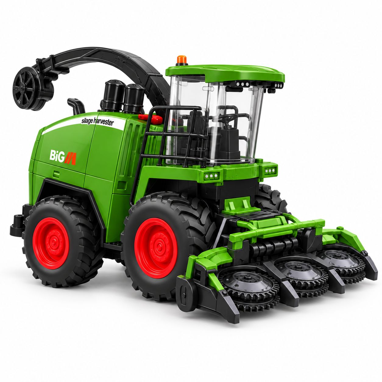 Cosechadora Ensiladora Agrícola Juguete 1:24 Luz Sonido