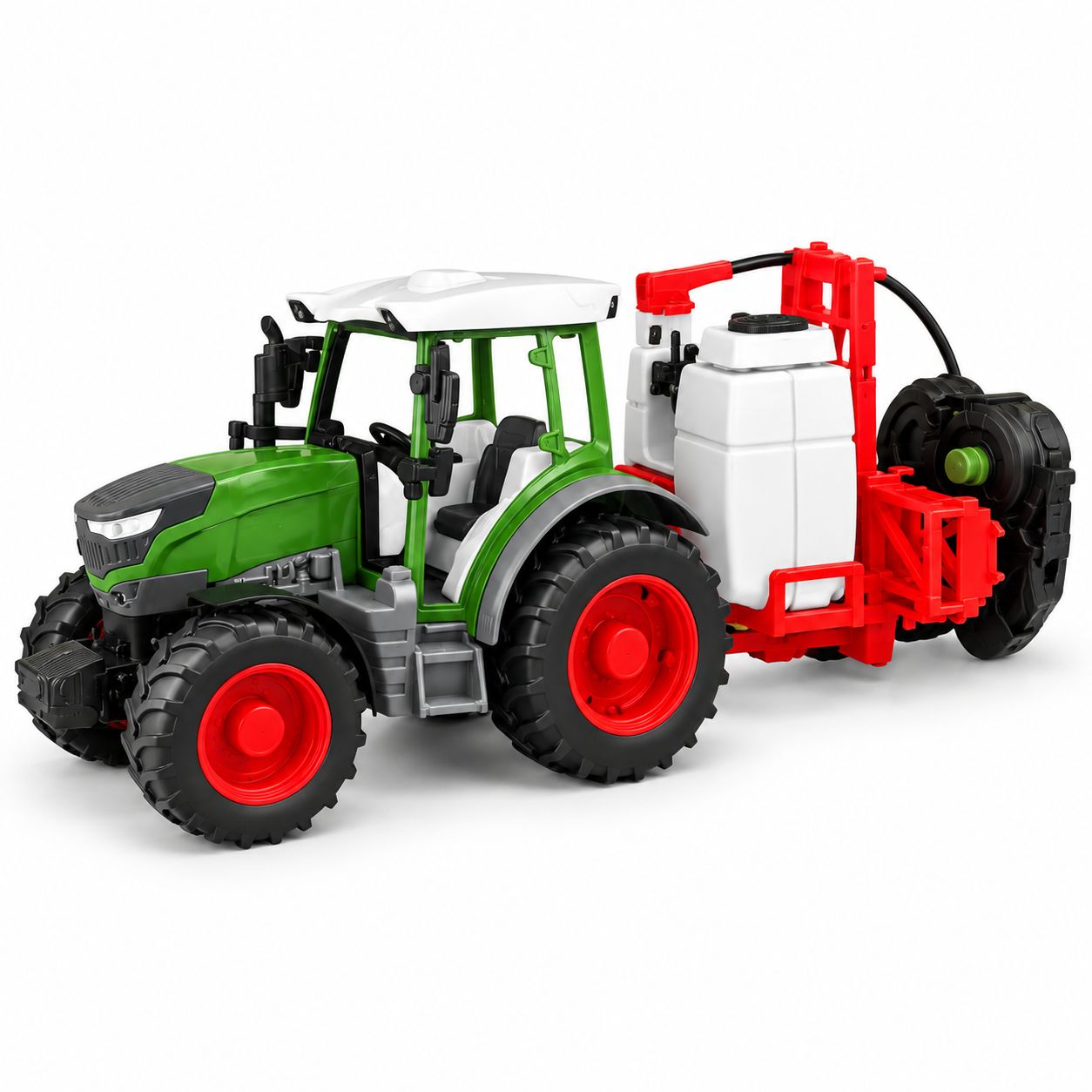 Tractor Agrícola Juguete Control Remoto Con Fumigadora 6+
