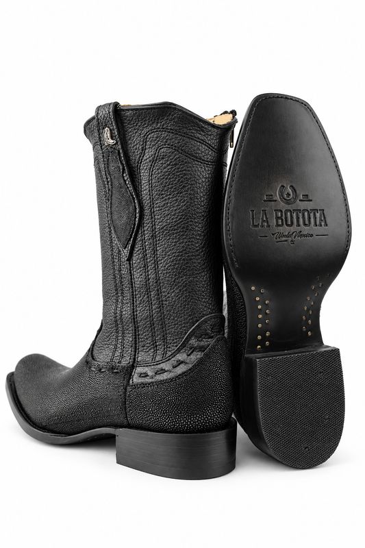 Bota Vaquera La Botota Mantarraya Macho Negra Horma Dubái