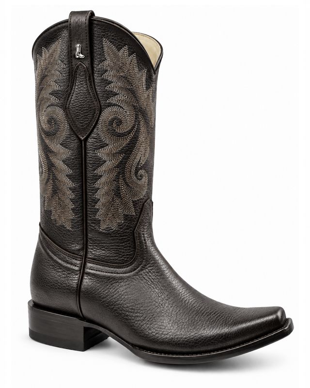 Bota Vaquera La Botota Piel Flotter Café Horma Holandesa