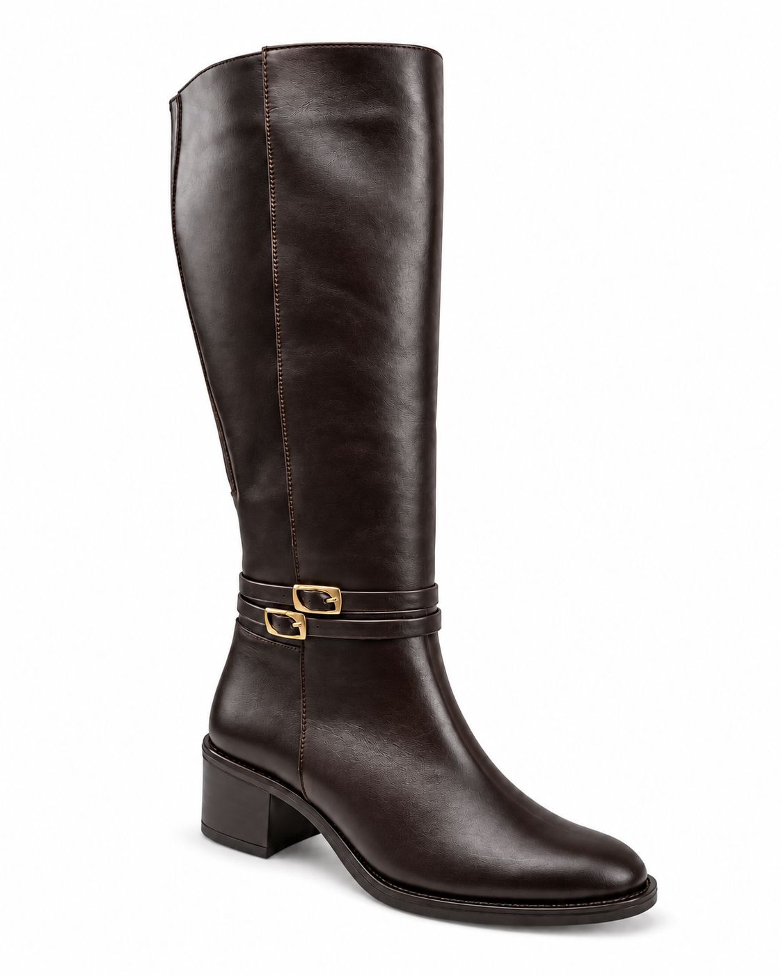 Bota Dama Piedra Angular 2158 Piel Genuina Moka