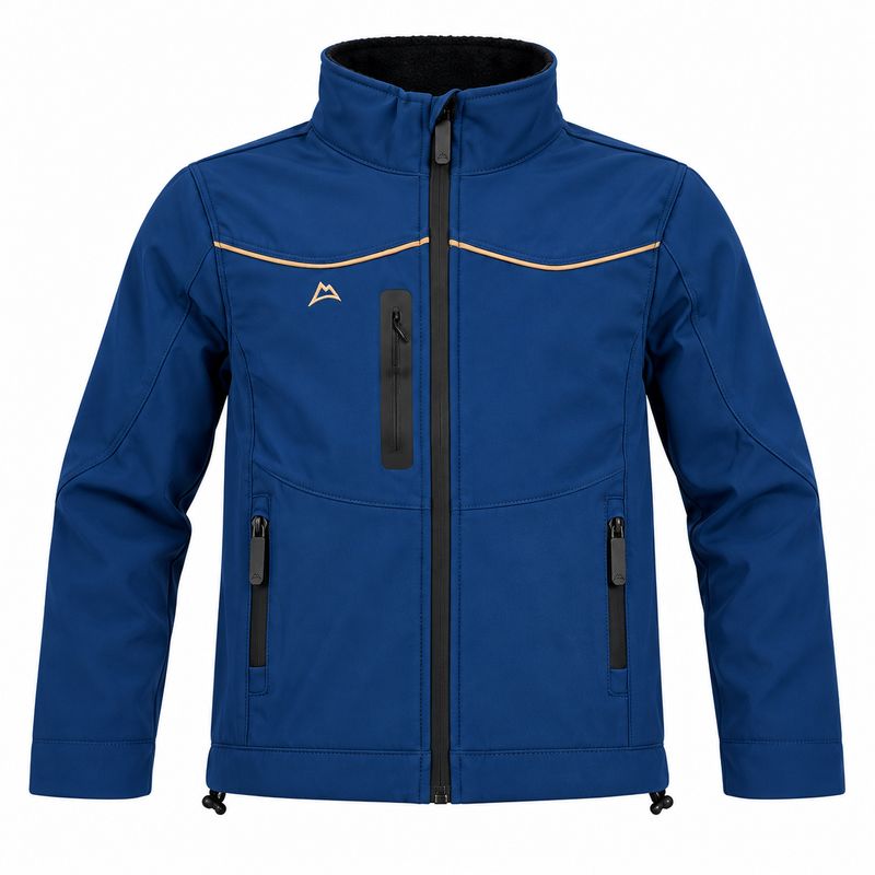 Chamarra Denver Hombre Azul Softshell Estilo Western