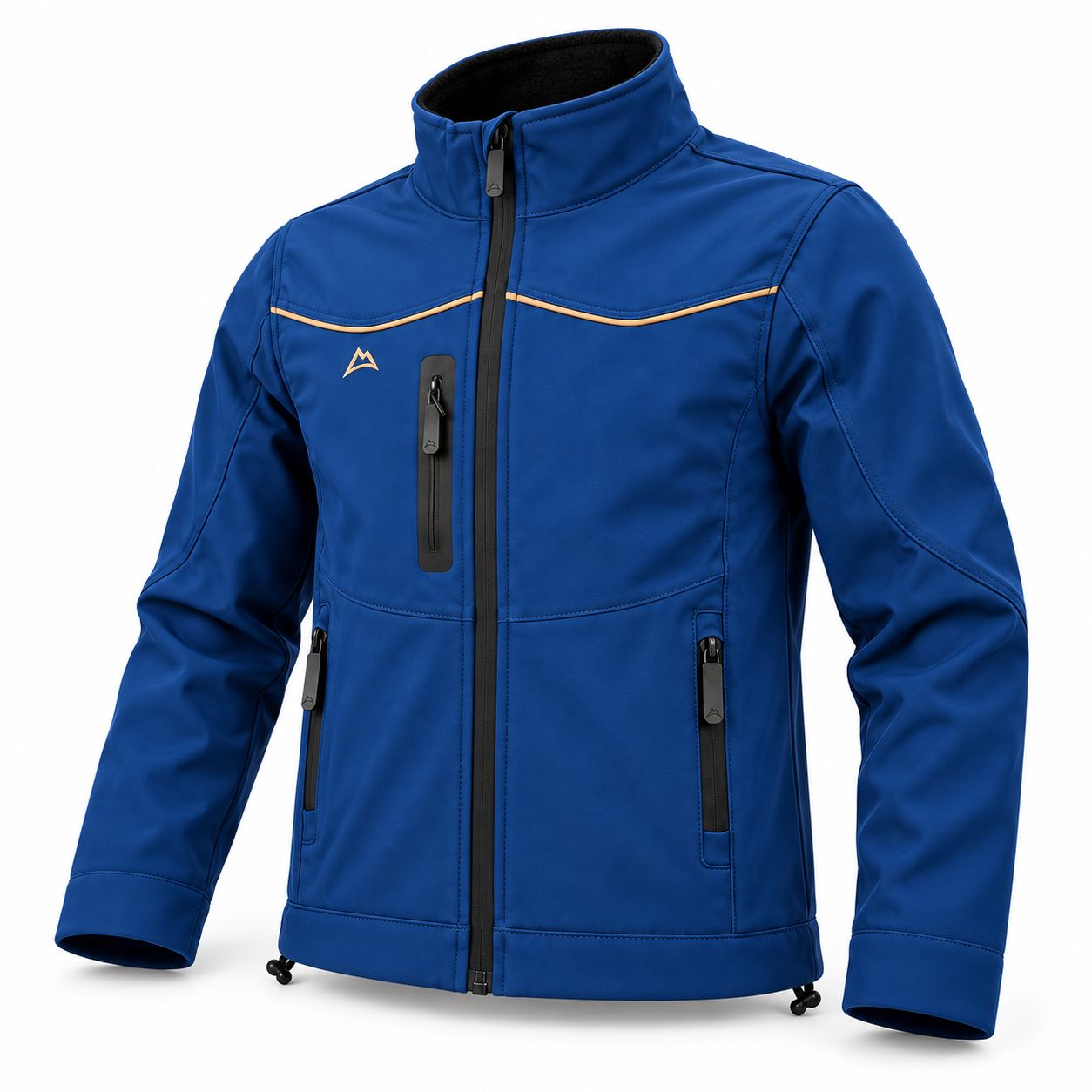Chamarra Denver Hombre Azul Softshell Estilo Western