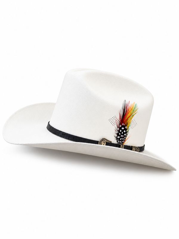 Sombrero Vaquero Tombstone Johnson 1000X Blanco Master Telar