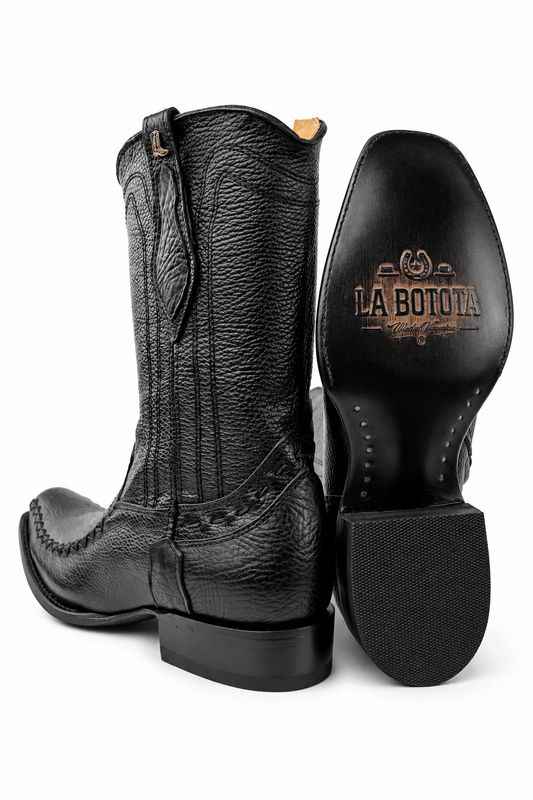 Bota Vaquera La Botota Bisonte Negro Horma Bubai