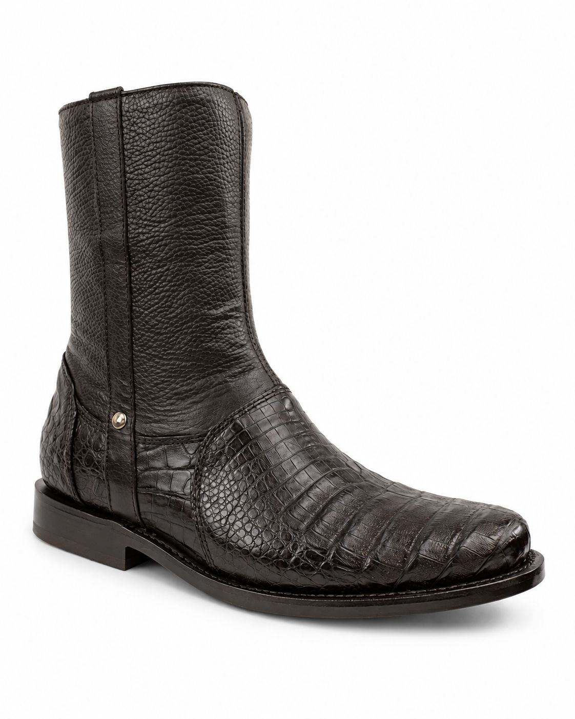Bota Vaquera La Botota Cocodrilo Café Horma Suiza