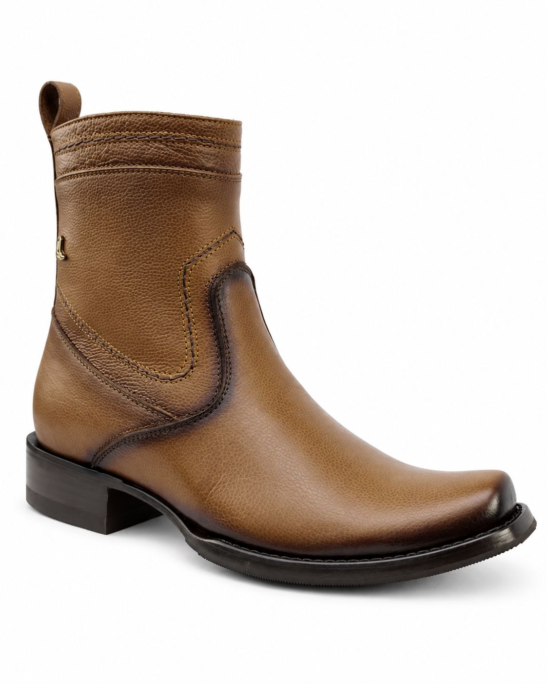 Bota de Piel La Botota Modelo Broon Color Miel Horma Dubai DV