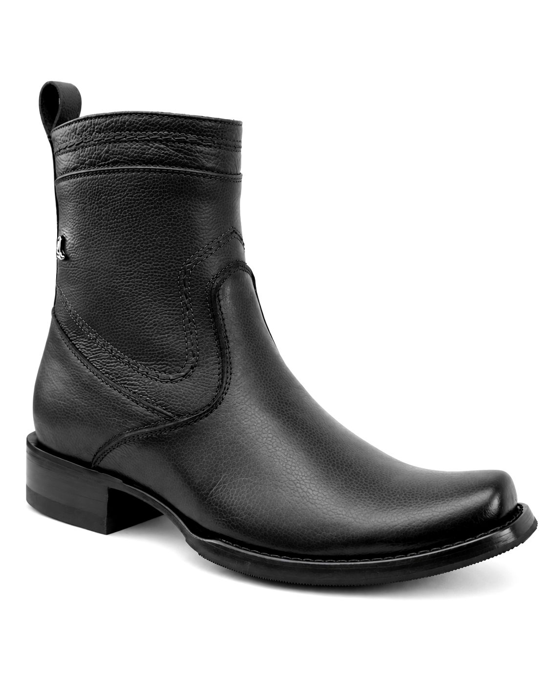 Bota de Piel La Botota Modelo Broon Color Negro Horma Dubai DV