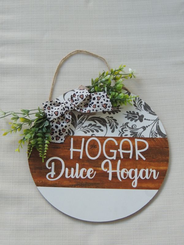 Cartel Redondo - Hogar Dulce Hogar