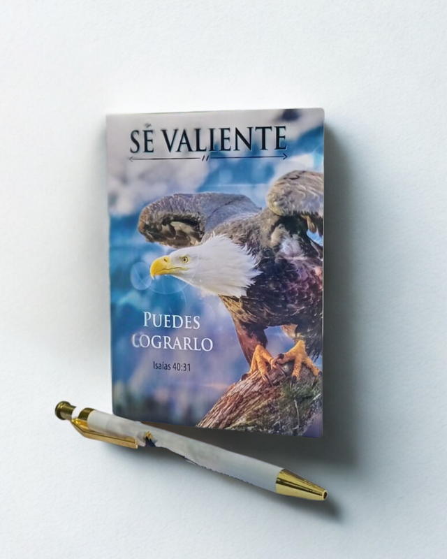 Libreta con lapicero