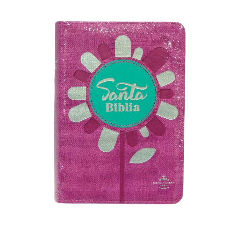 Biblia Rosada Juvenil con Flor – Reina Valera 1960