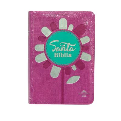 Biblia Rosada Juvenil con Flor – Reina Valera 1960