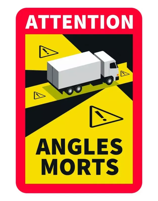 Etiqueta adhesiva ANGLES MORTS