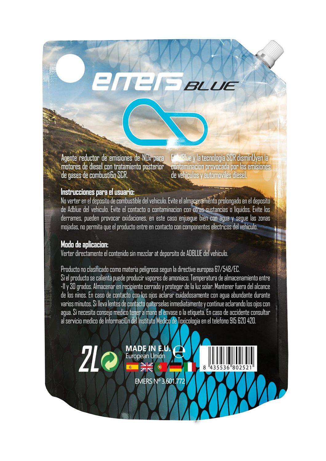 EMERS BLUE 2 LITROS