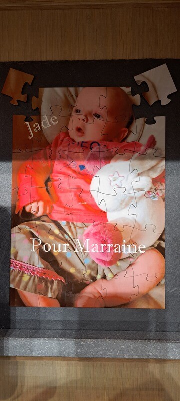 Foto/puzzle op steen/photo-puzzle sur pierre