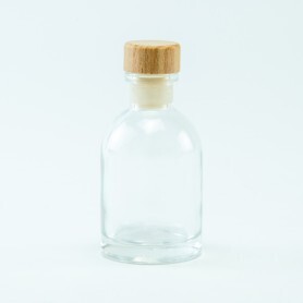 Luxe flesje transparant/Petite bouteille de luxe transparente 50ml