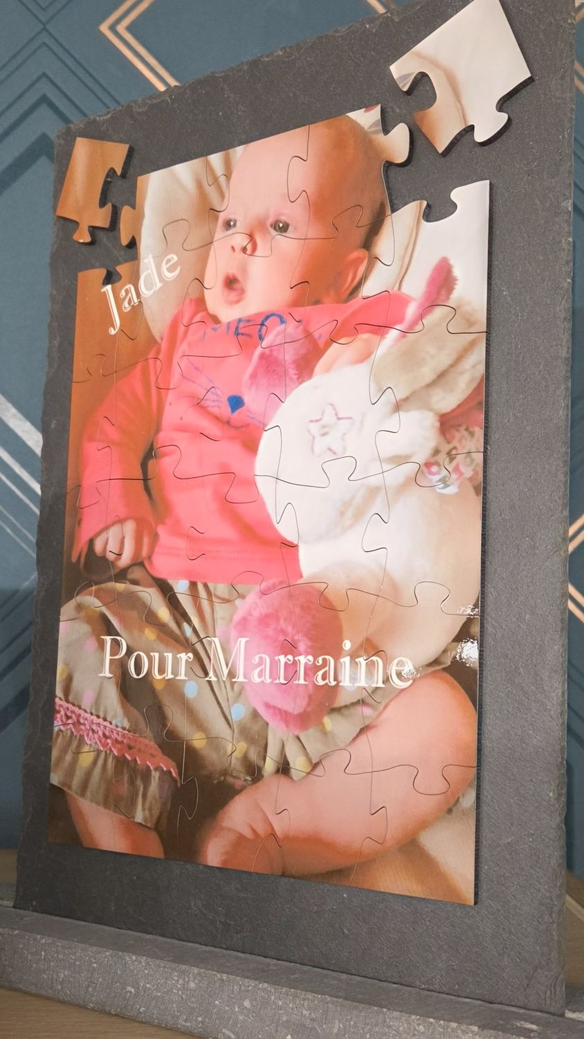 Foto/puzzle op steen/photo-puzzle sur pierre