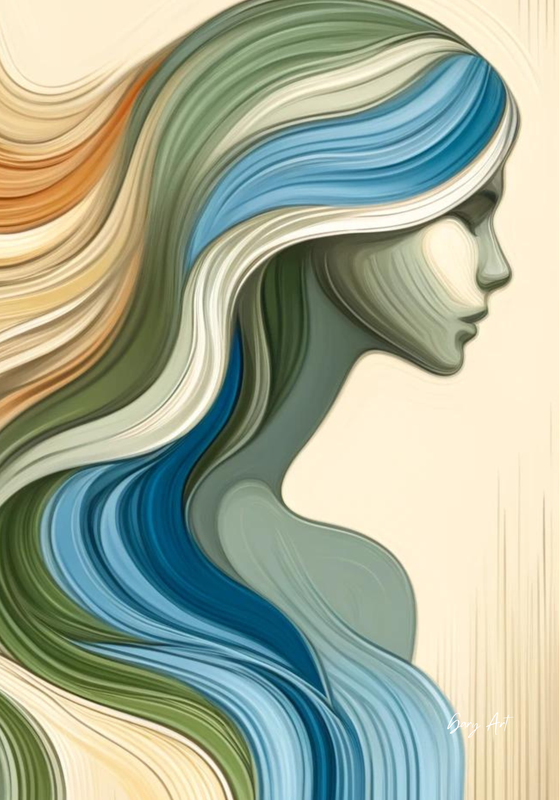 Gary Art Leinwand Serenity in Motion  70 x 100 cm auf Canvas 1300 (##114##) Unikat