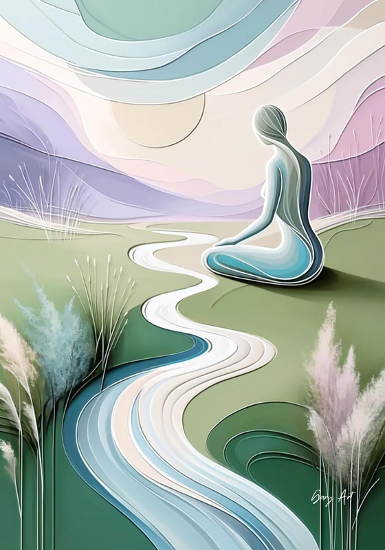 Gary Art Leinwand Whispers of Nature  70 x 100 cm auf Canvas 1300 (##115##) Unikat