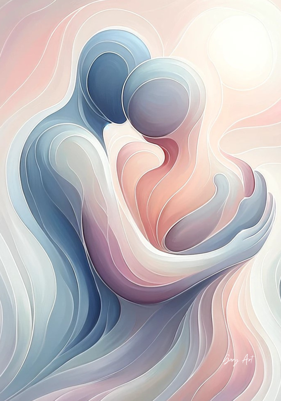 Gary Art Leinwand Embrace of Serenity  70 x 100 cm auf Canvas 1300 (##117##) Unikat
