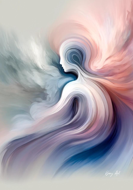 Gary Art Leinwand Whispers of the Soul  70 x 100 cm auf Canvas 1300 (##118##) Unikat
