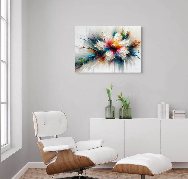 Gary Art® Leinwand Blossom in Abstraction 100 x 70 cm auf Canvas 1300 (##204##) Unikat