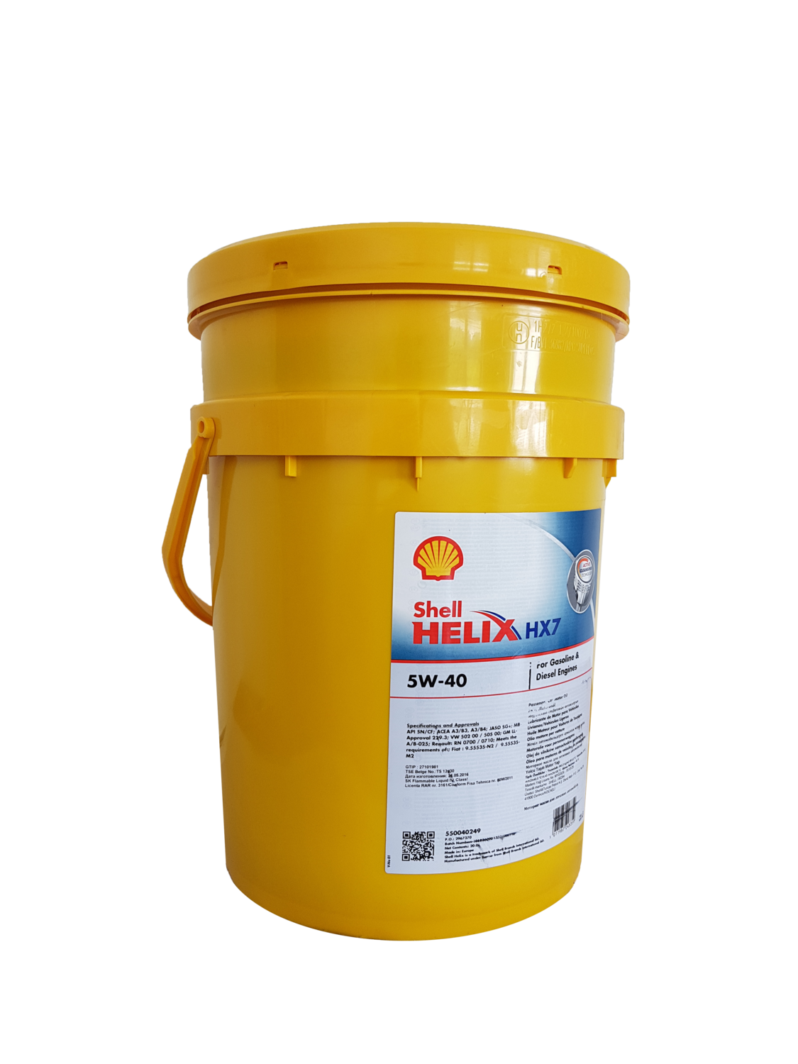 Shell Helix HX7 5W40 - 20 litri