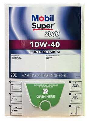 Mobil Super 2000 X1 10W40 - bag in box 20 litri