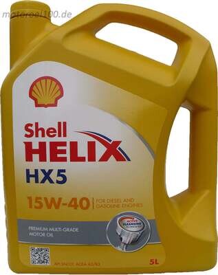 Shell Helix HX5 15W40 - 5 litri