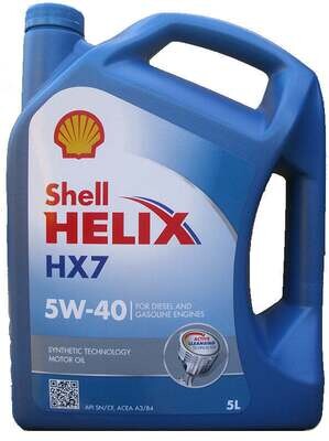 Shell Helix HX7 5W40 - 5 litri