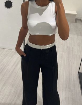 Pantalon taille haute