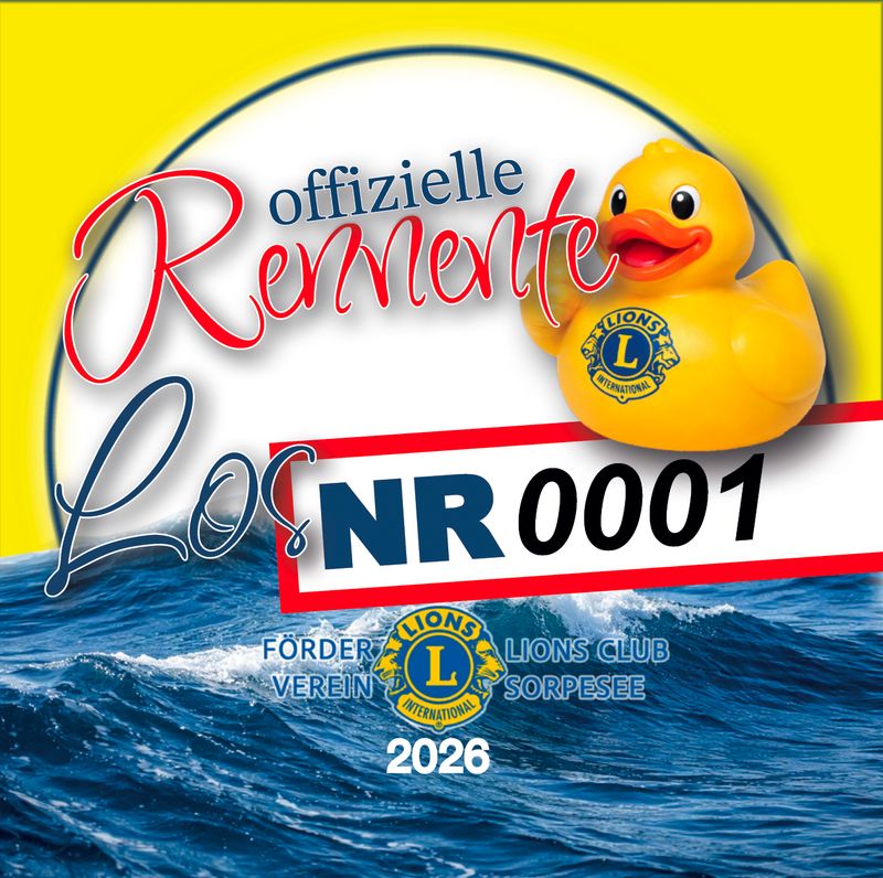Los Entenrennen - Lionsclub Sorpesee